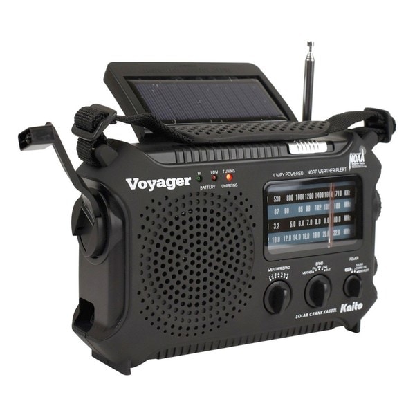 Kaito KA500 Voyager Solar Hand Crank Radio With USB