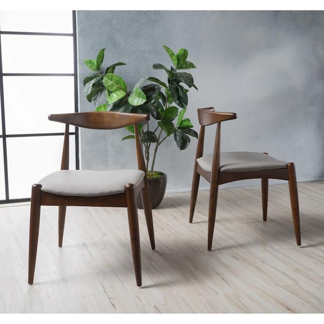 Francie MidCentury Modern Dining Chairs (Set of 2) by Christopher
