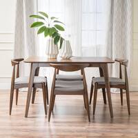 Francie Mid-Century Modern 5 Piece Dining Set by Christopher Knight Home