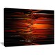 Designart 'Colorful Abstract Glass Design'Extra Large Abstract Canvas ...