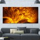 Shop Designart 'Magical Yellow Psychedelic Tree' Extra Large Abstract ...