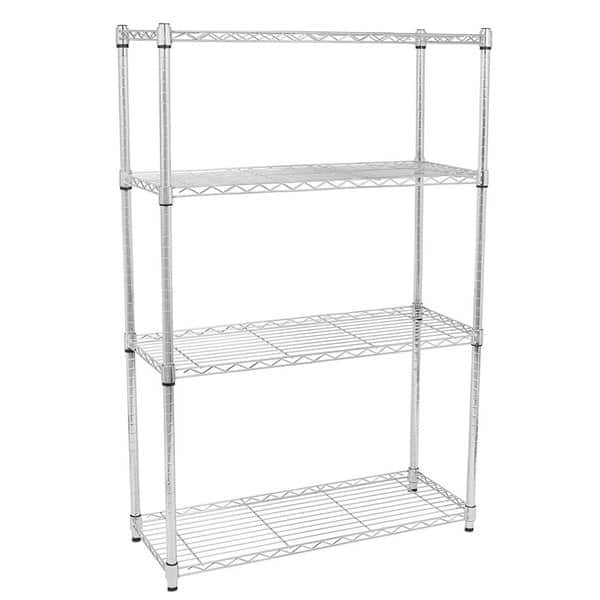 Rectangular Stainless Steel Wall Mounted Kitchen Rack, Shelves: 4,  Size/Dimensions: 2 x 4feet
