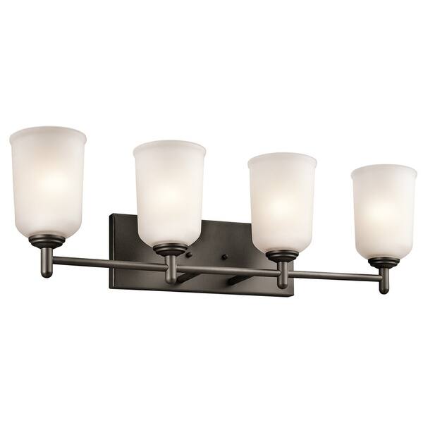 Kichler Lighting Shailene 4-light Olde Bronze Bath Vanity Light - Bed ...