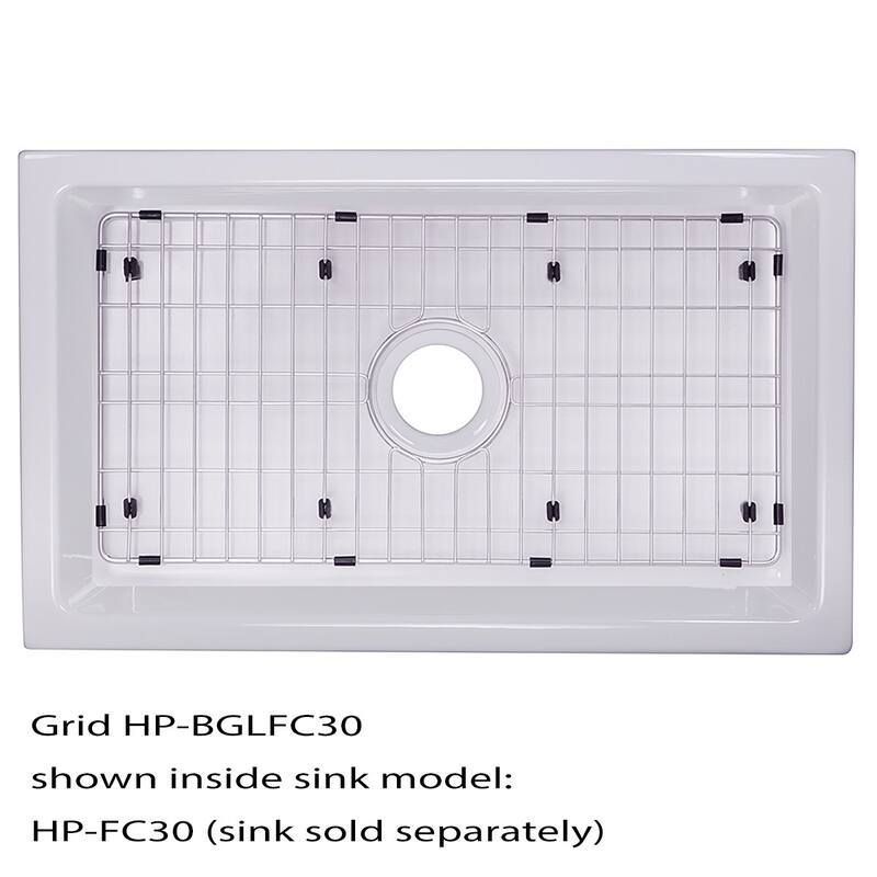 Highpoint Collection Bottom Grid for 30-inch Lip FireclayFarmhouse Sinks