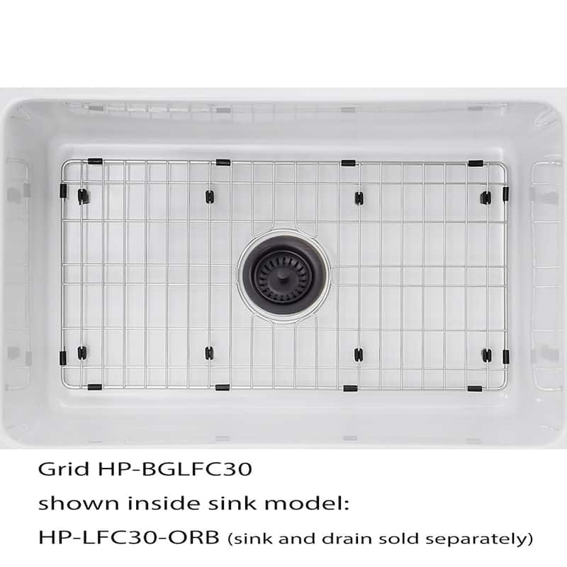 Highpoint Collection Bottom Grid for 30-inch Lip FireclayFarmhouse Sinks