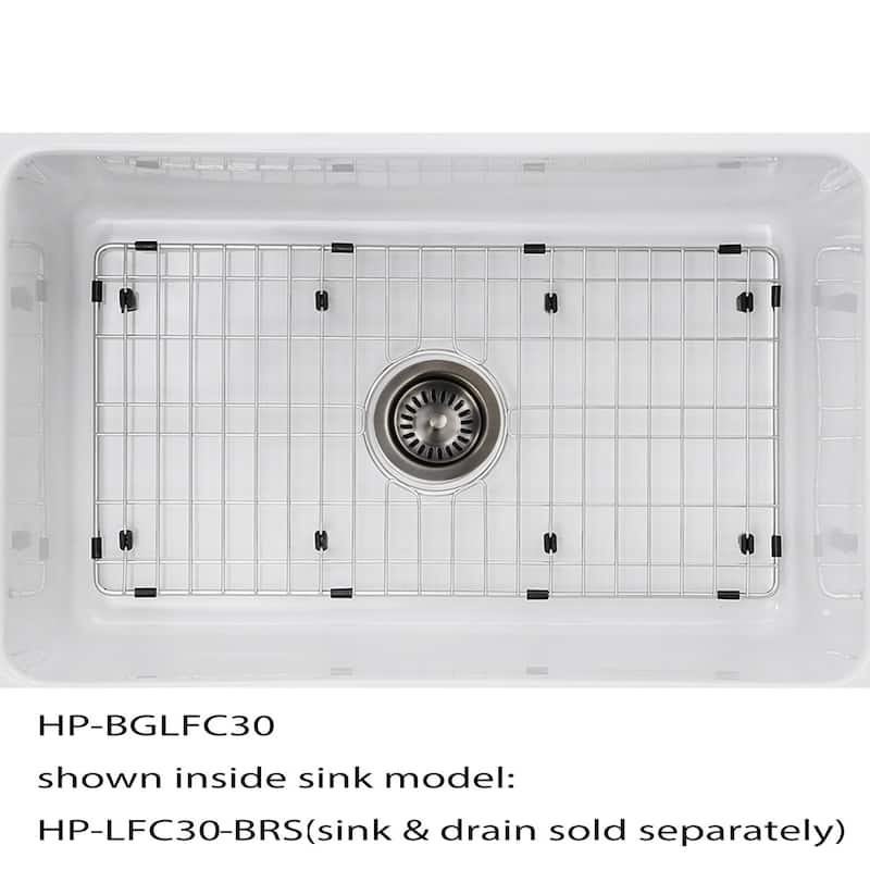 Highpoint Collection Bottom Grid for 30-inch Lip FireclayFarmhouse Sinks