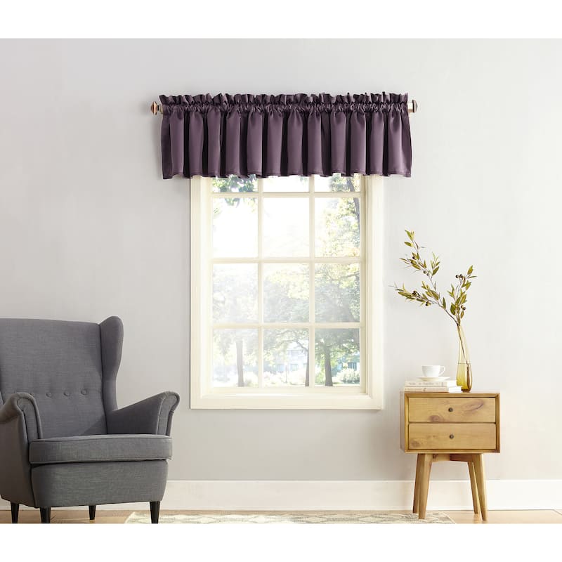 Porch & Den Inez Rod Pocket Room Darkening Window Valance