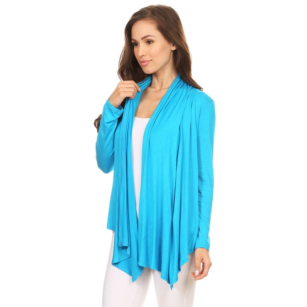 turquoise cardigan womens