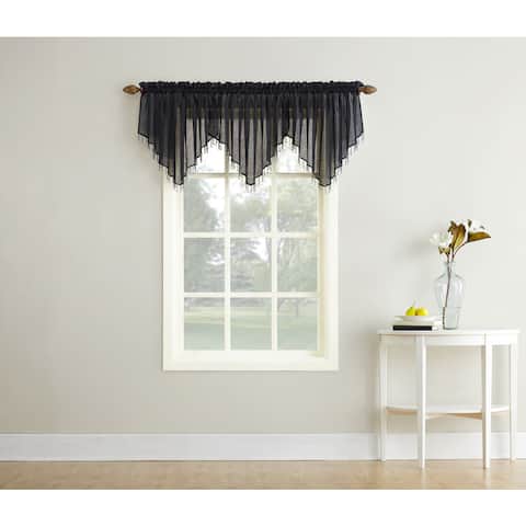 No. 918 Crushed Sheer Voile Ascot Valance