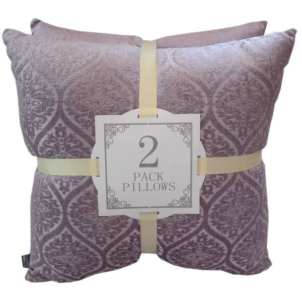 Shop Home Accent Pillows Lilac Chenille Jacquard Throw Pillow