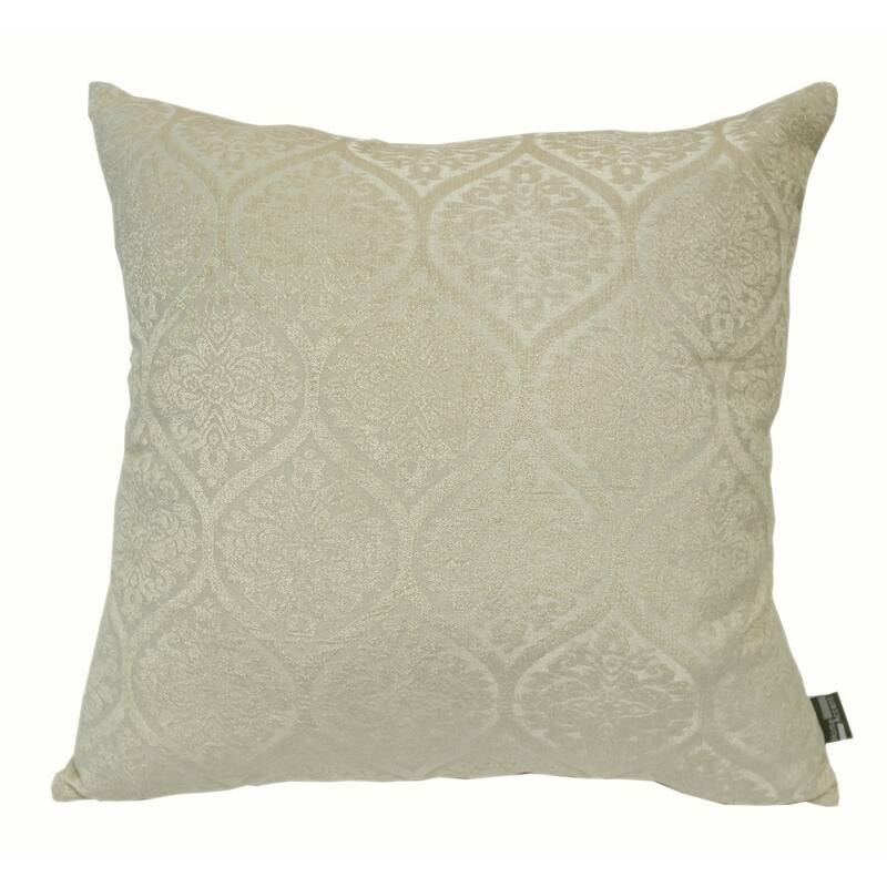 Home Accent Pillows Lilac Chenille Jacquard Throw Pillow - Yellow