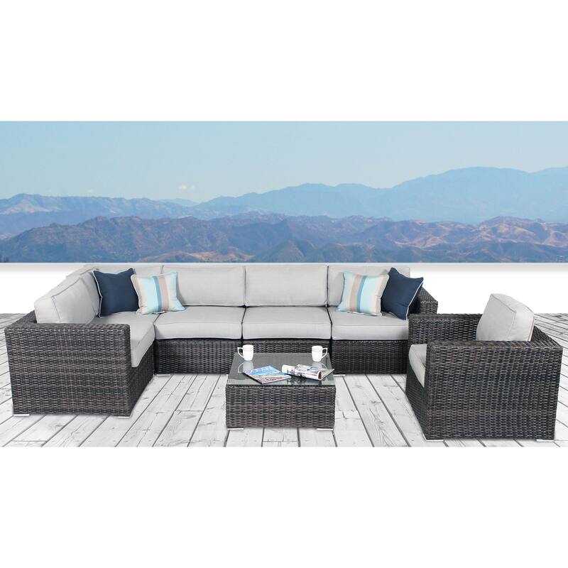 Camden 7-piece Conversation Set by Living Source International