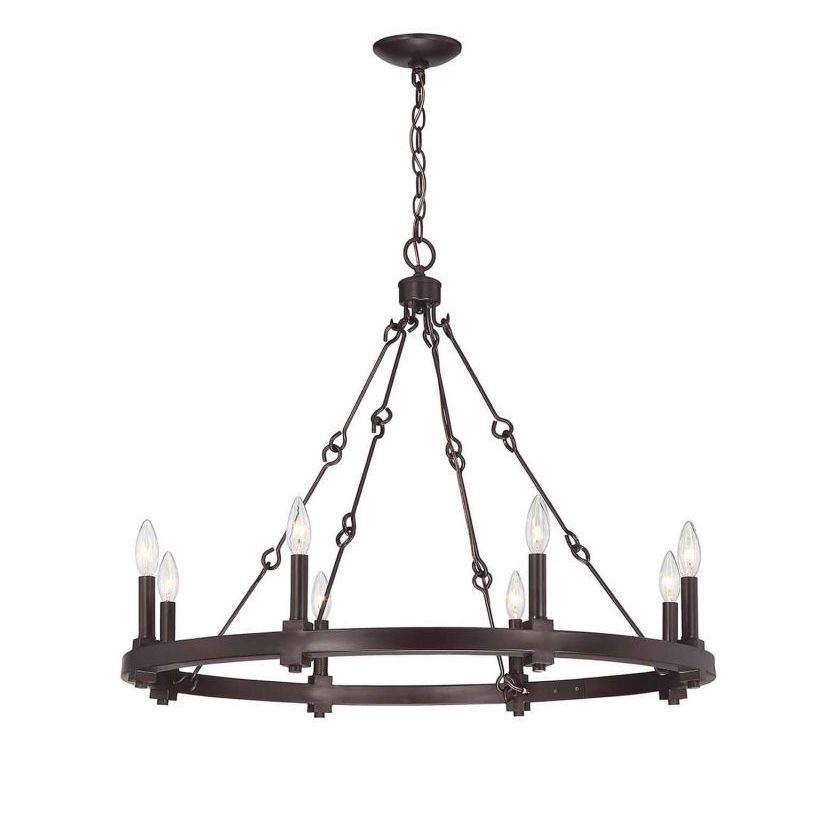 Adria 8-Light English Bronze Chandelier (8-Light English Bronze Chandelier) - Chandeliers For Bedrooms by Overstock.com