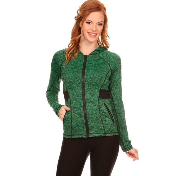 women's activewear zip up jacket