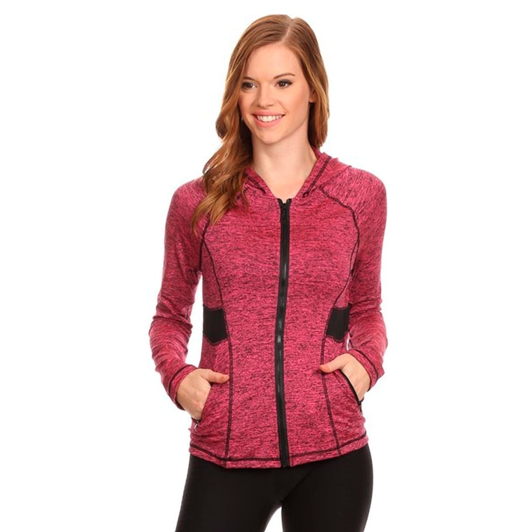 spandex zip up jacket