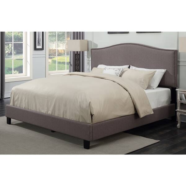 Shop Sheffield Taupe Upholstered Bed By Greyson Living Free