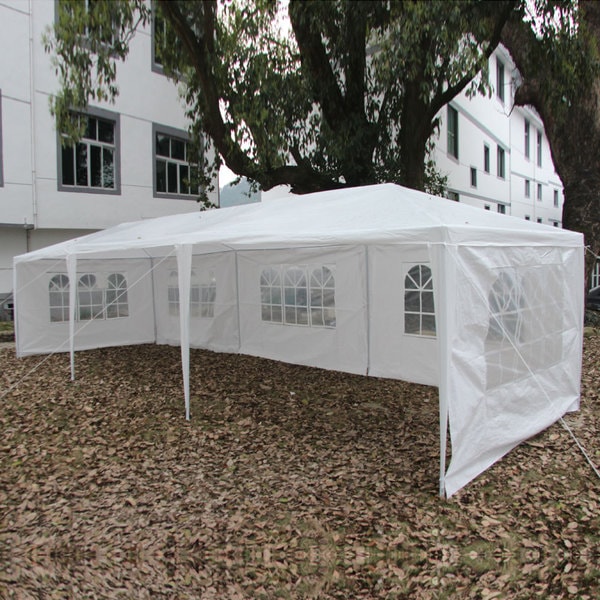 Five-sided Party Wedding Outdoor White Waterproof 9'9 x 29'6 Foldable Tent