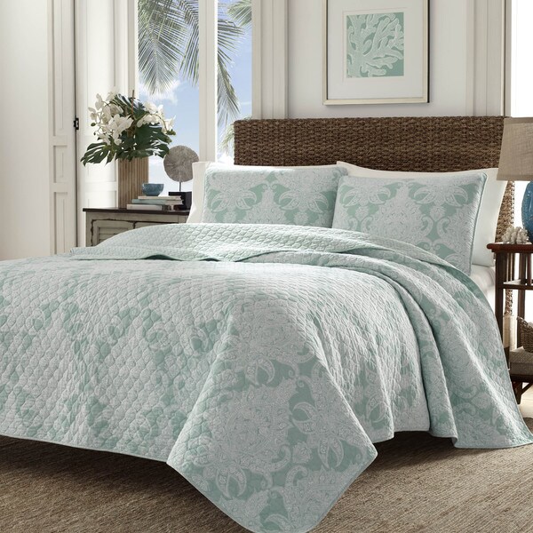 Tommy Bahama Pineapple Cape Harbour 3-piece Cotton Quilt Set ...