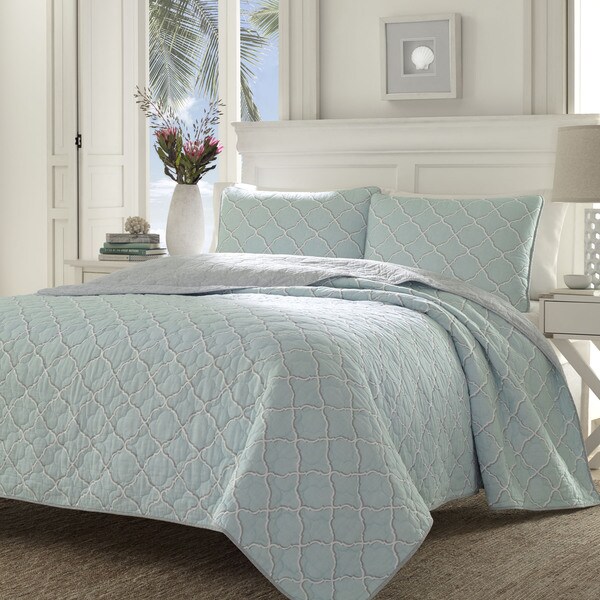 tommy bahama tommy bahama catalina trellis quilt set twi