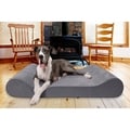 Microvelvet Luxe Lounger Orthopedic Contour Pet Bed