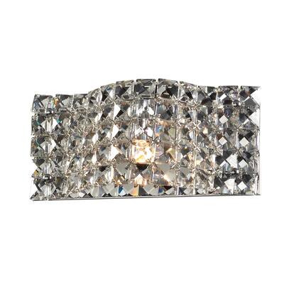 PLC Lighting Single Light Vanity Fixture Wave Collection