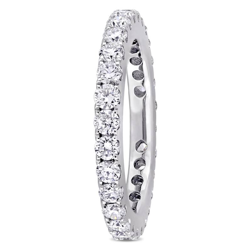 Miadora Signature Collection 14k White Gold 1ct TDW Diamond Full Eternity Band (G-H, SI1-SI2)