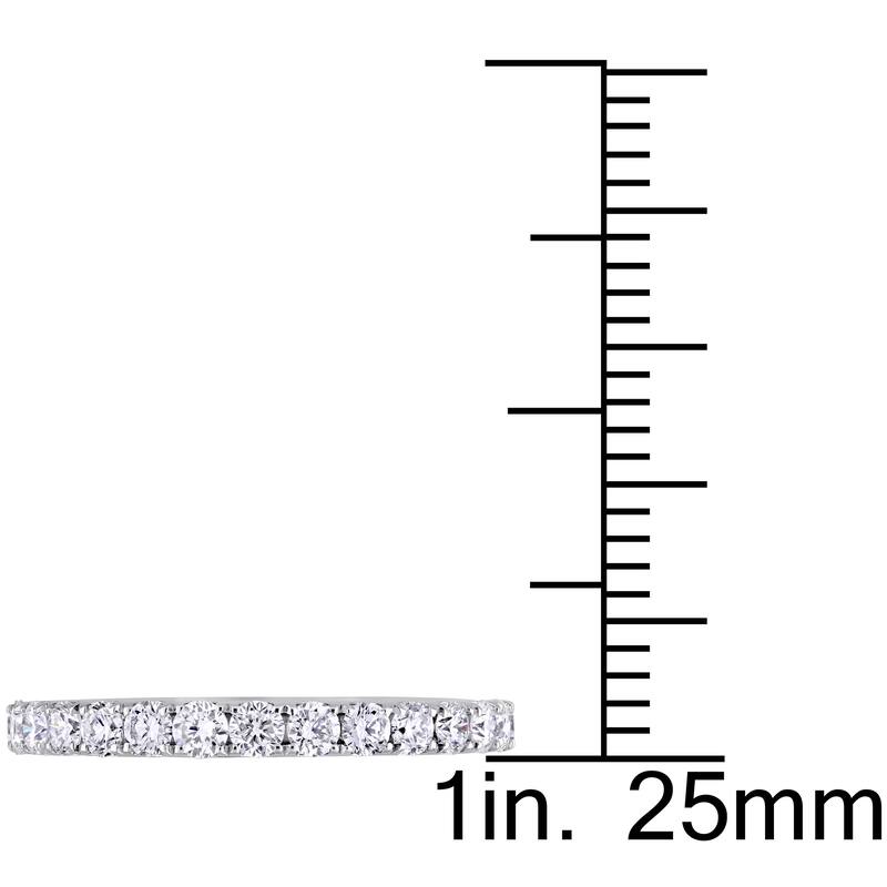 Miadora Signature Collection 14k White Gold 1ct TDW Diamond Full Eternity Band (G-H, SI1-SI2)