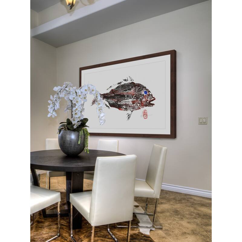 'Dirty Snapper' Framed Painting Print
