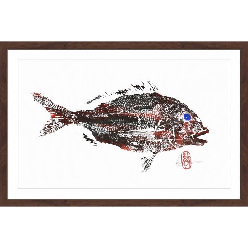 'Dirty Snapper' Framed Painting Print