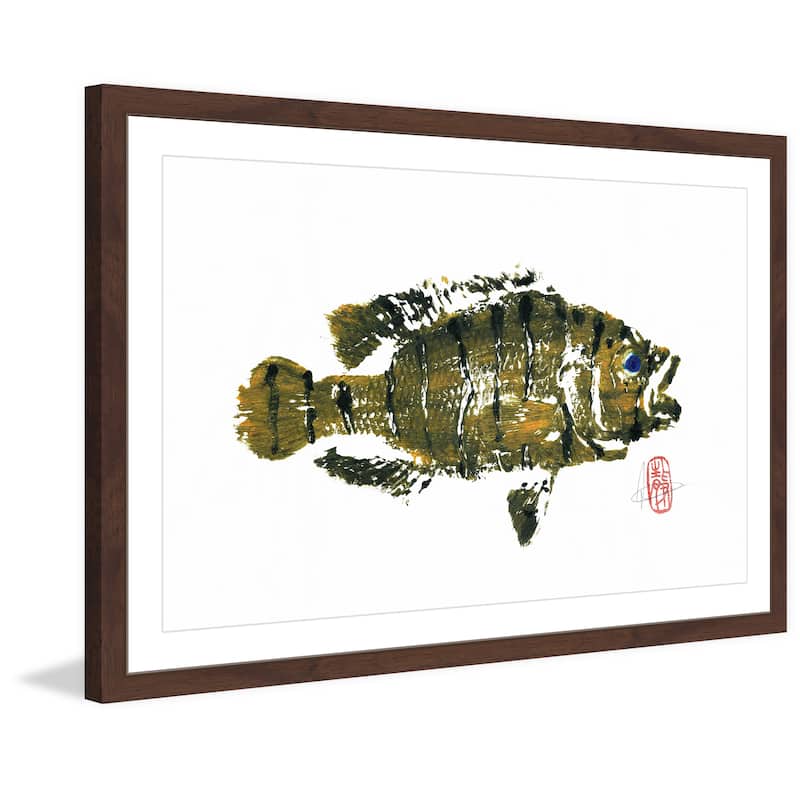 'Jaguar Guapote' Framed Painting Print