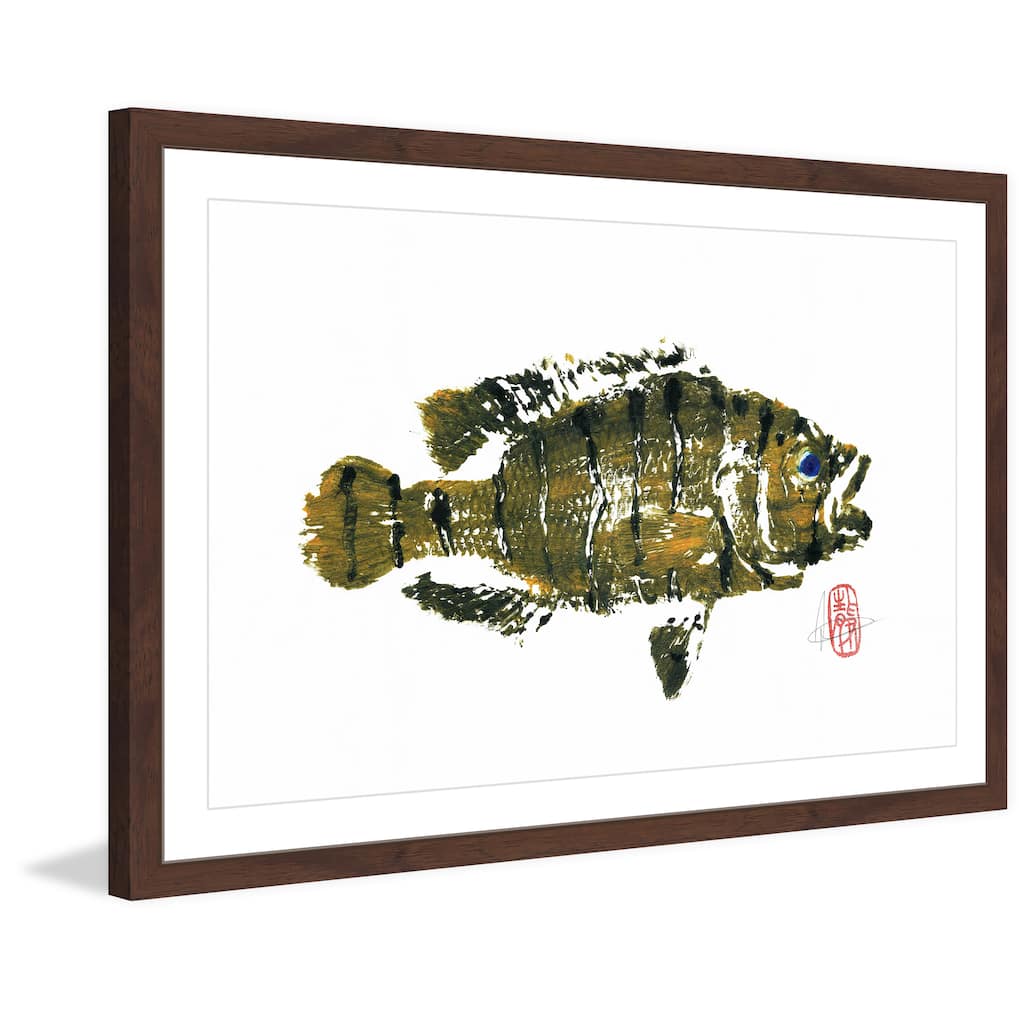 'Jaguar Guapote' Framed Painting Print