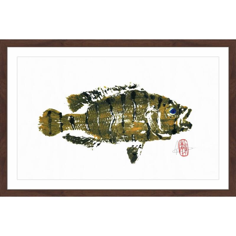 'Jaguar Guapote' Framed Painting Print