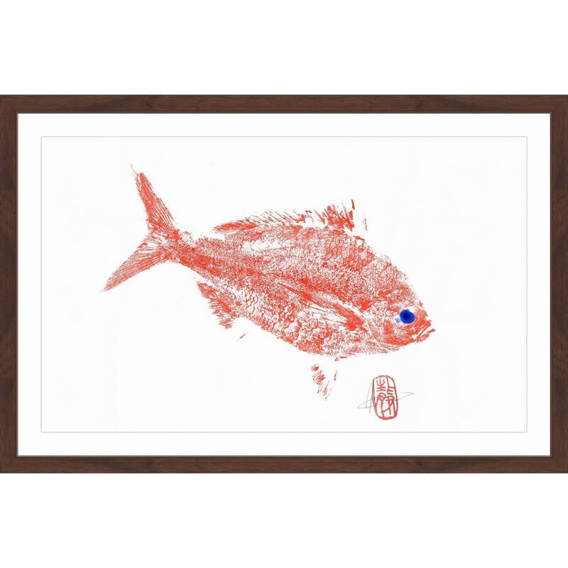 'Red Bream 2' Framed Painting Print