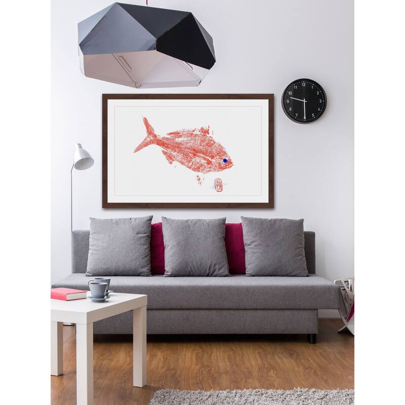 'Red Bream 2' Framed Painting Print
