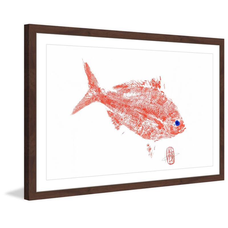 'Red Bream 2' Framed Painting Print