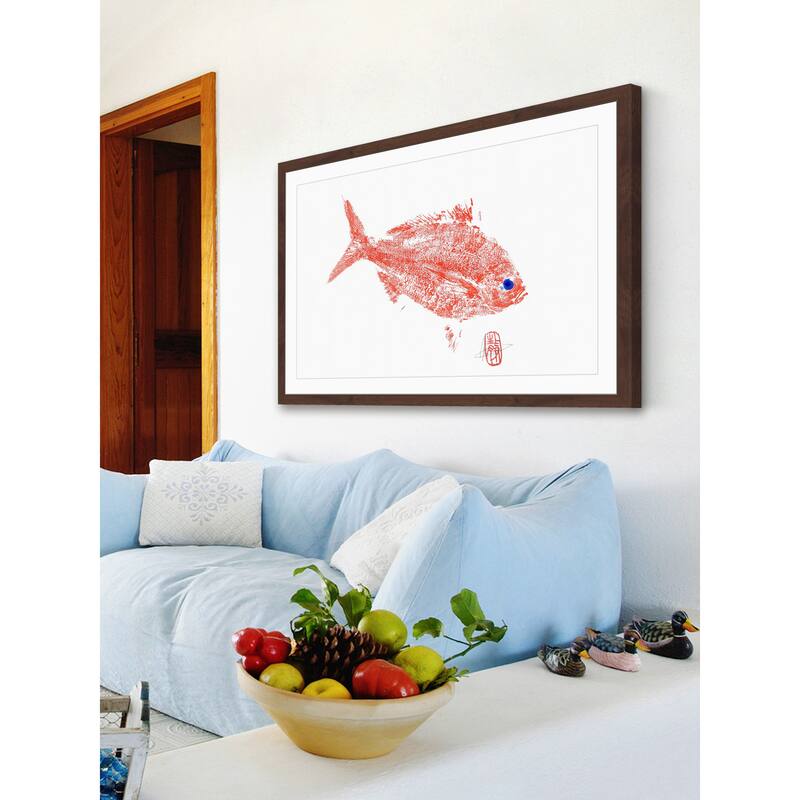 'Red Bream 2' Framed Painting Print