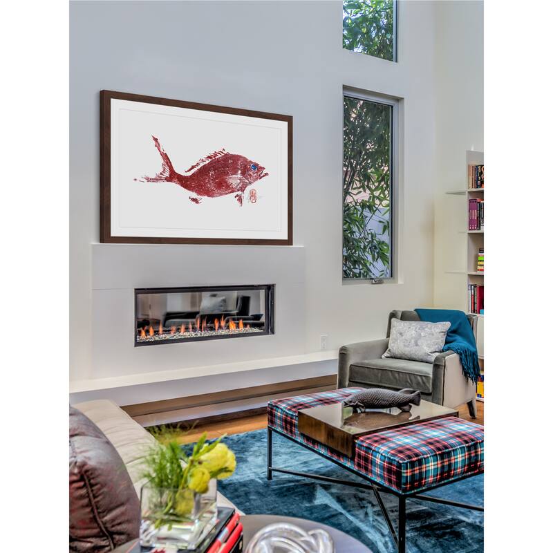 'Red Snapper 2' Framed Painting Print