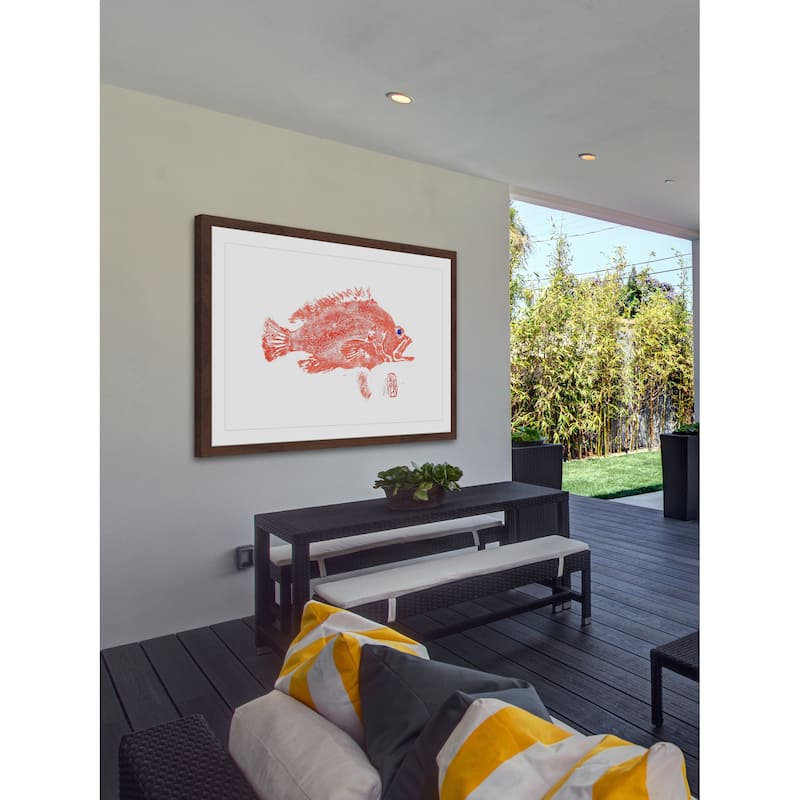 'Speckled Grouper' Framed Painting Print
