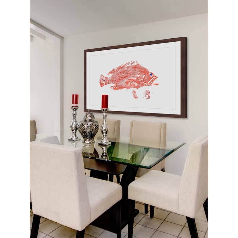 'Speckled Grouper' Framed Painting Print