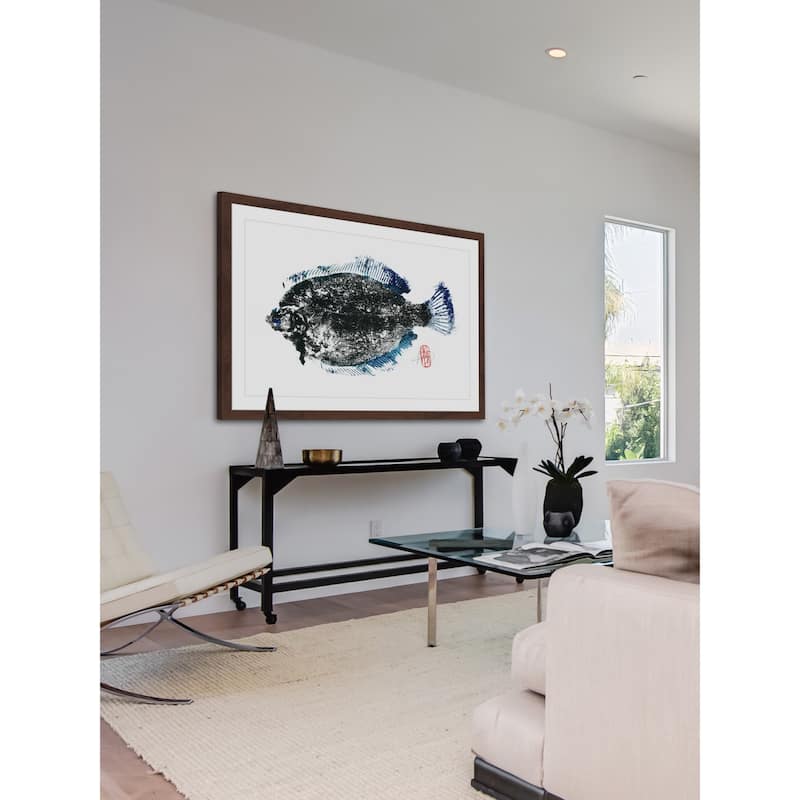 'Summer Flounder' Framed Painting Print