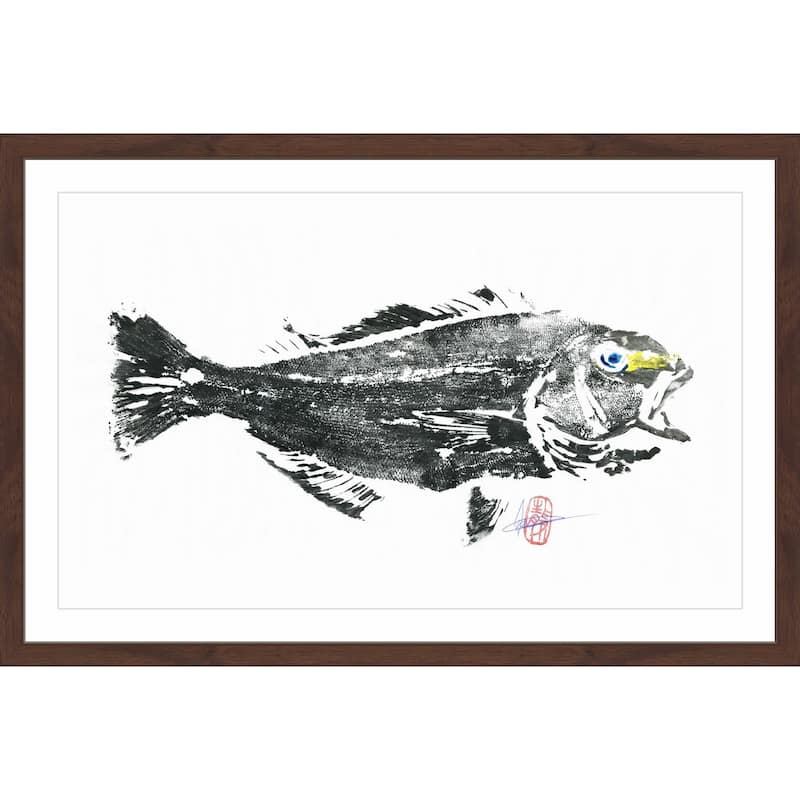 'Trevally Jack' Framed Painting Print