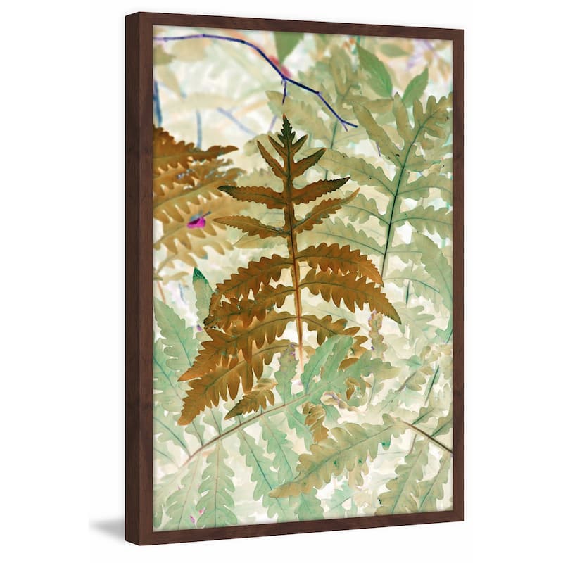'Golden Fern' Framed Painting Print