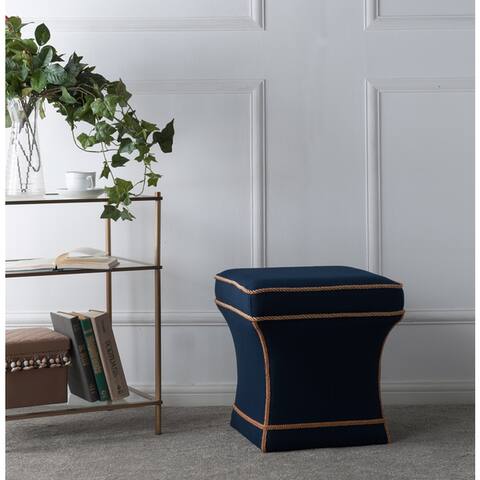 Jennifer Taylor Savannah Traditional Pedestal Ottoman