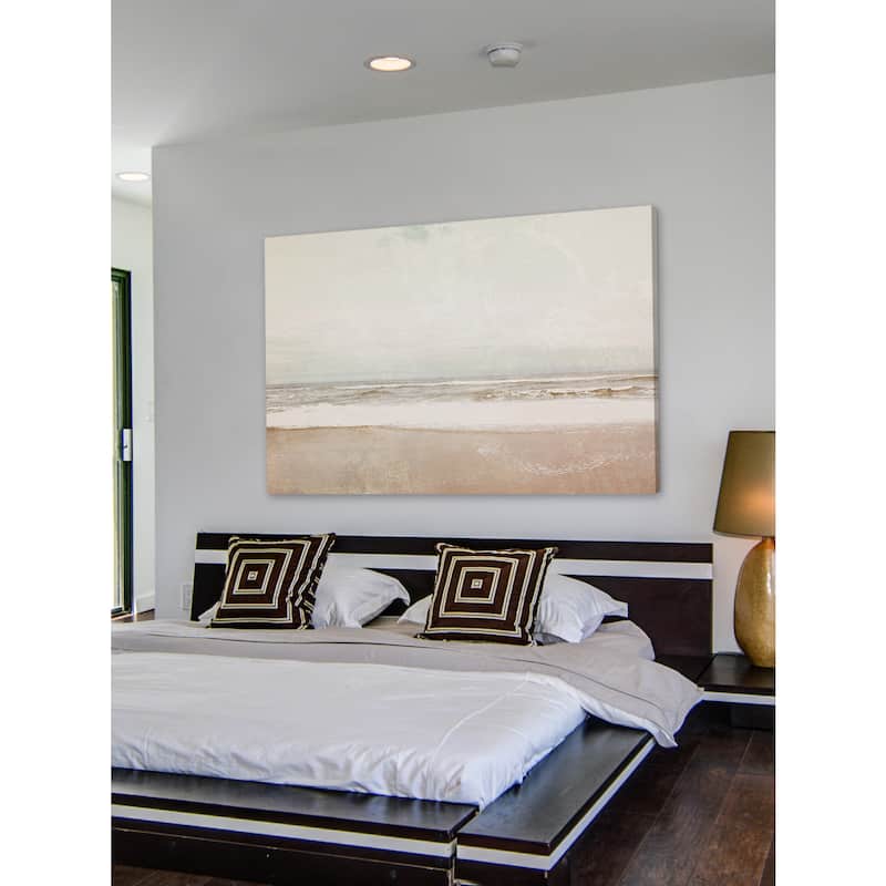 'The Timeless Sea' Painting Print on Wrapped Canvas - Multi-Color