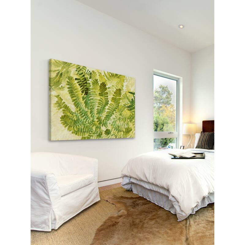 'Fern Fantasy I' Painting Print on Wrapped Canvas - Multi-Color