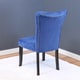 preview thumbnail 8 of 11, Silver Orchid Flohr Velvet Dining Chairs (Set of 2)
