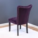 preview thumbnail 9 of 11, Silver Orchid Flohr Velvet Dining Chairs (Set of 2)