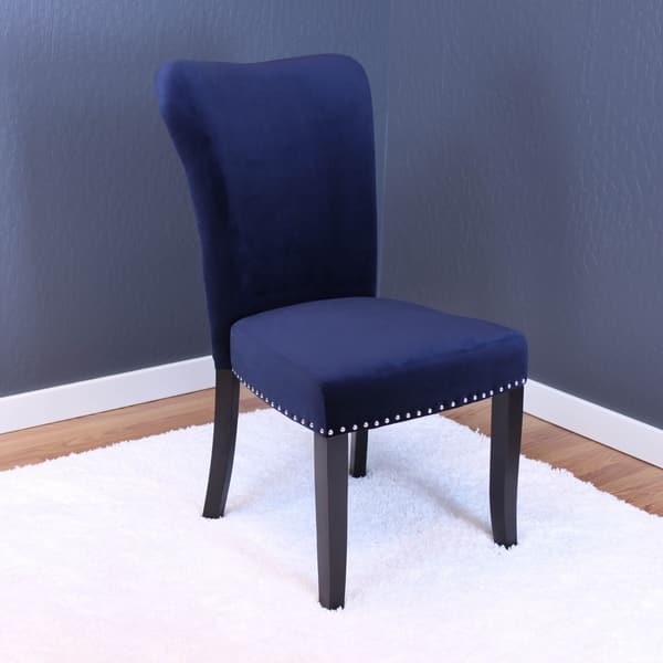 Silver Orchid Flohr Velvet Dining Chairs (Set of 2) Bed Bath & Beyond