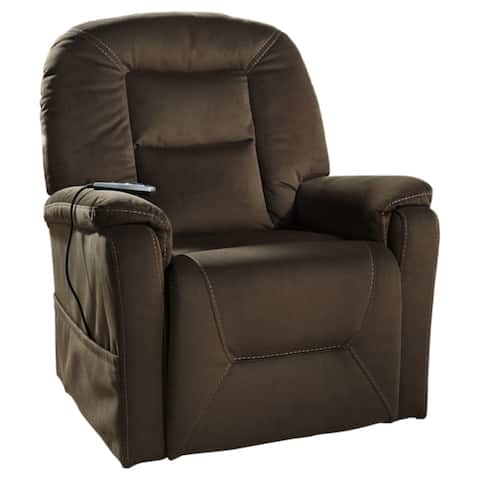 Signature Design by Ashley Samir Brown Power Lift Recliner