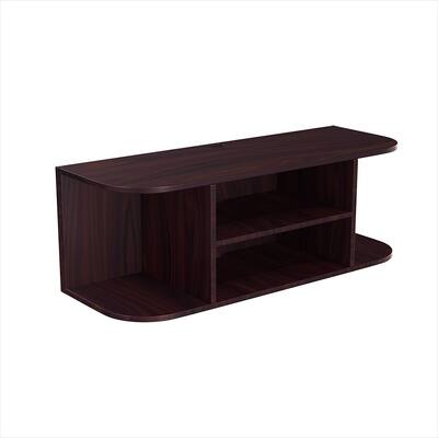 Wall Mount Espresso Wood Large Floating Shelf